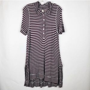 We the Free Striped Boho Tunic Shirt Dress